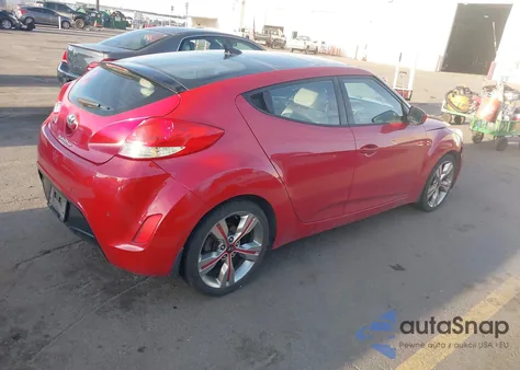 2013 Hyundai Veloster Base W/Gray from USA, damaged, VIN KMHTC6AD2DU096944